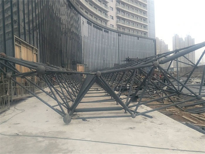 博尔塔拉蒙古自治州万豪酒店雨棚网架